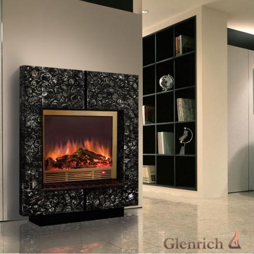 Каминокомплект Glenrich Давинчи 33 (антрацит)+Sharm 33 BR Каминокомплект Glenrich Давинчи 33 (антрацит)+Sharm 33 BR в Хабаровске