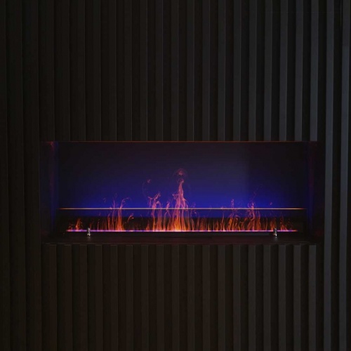 Электроочаг Schönes Feuer 3D FireLine 1200 Blue (с эффектом cинего пламени) в Хабаровске