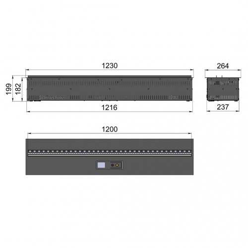 Электроочаг Schönes Feuer 3D FireLine 1200 RGB в Хабаровске