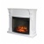 Каминокомплект InterFlame Мюнхен (белый дуб с патиной)+Panoramic 33 Quartz в Хабаровске