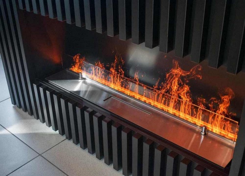 Электроочаг Schönes Feuer 3D FireLine 1000 со стальной крышкой в Хабаровске