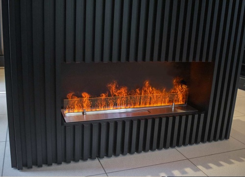 Электроочаг Schönes Feuer 3D FireLine 1000 со стальной крышкой в Хабаровске