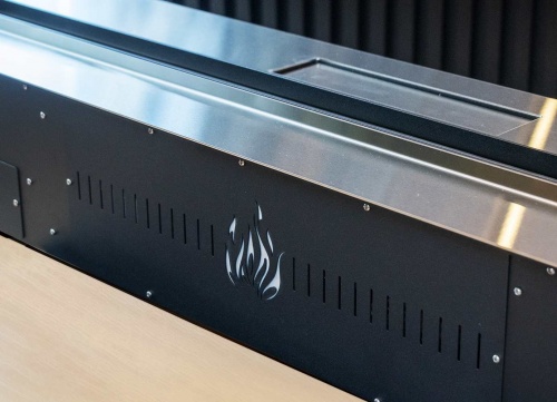 Электроочаг Schönes Feuer 3D FireLine 1000 со стальной крышкой в Хабаровске