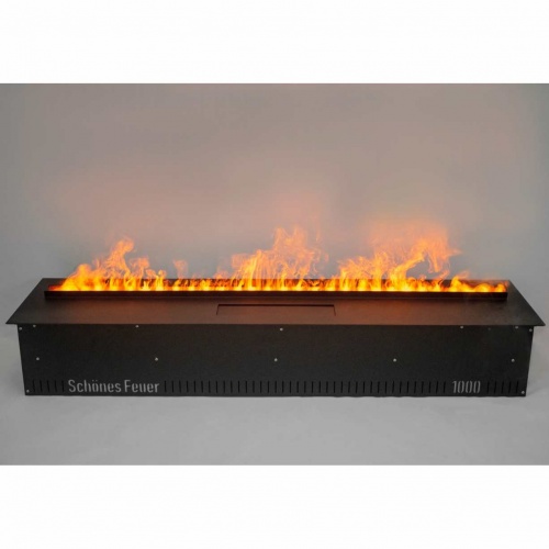 Электроочаг Schönes Feuer 3D FireLine 1000 со стальной крышкой в Хабаровске