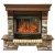 Каминокомплект InterFlame Экстер Rock Beige/Black (темный дуб)+Panoramic 25 в Хабаровске