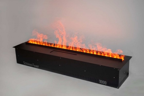 Электроочаг Schönes Feuer 3D FireLine 1000 со стальной крышкой в Хабаровске